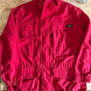 L.L. Bean Red Military Field Jacket